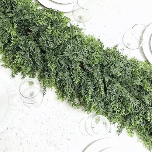 🔥🎄2025 New Release 57% OFF - 🎄2025 Christmas Artificial Cypress Leaf Vine Wreath🎅