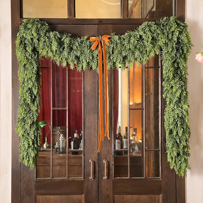 🔥🎄2025 New Release 57% OFF - 🎄2025 Christmas Artificial Cypress Leaf Vine Wreath🎅