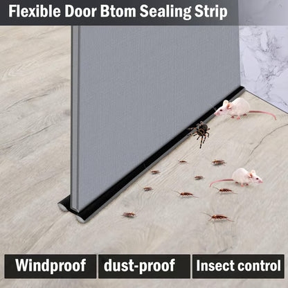 🔥HOT SALE 57% OFF - ✨Door Bottom Sealing Strip, 1 Count Door Draft Stopper, Under Door Draft Noise Blocker, Home Essentials