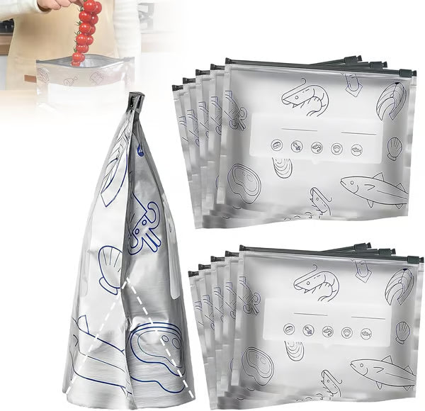 🌟Reusable Aluminum Foil Freshness Seal Bags – Your Kitchen’s New Best Friend! 🍴✨