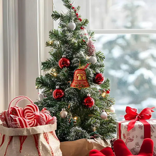 🔥QIAWI United States 250th Anniversary Bell Ornament