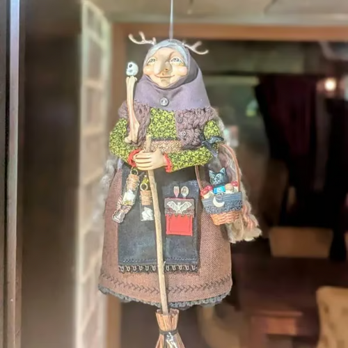 Final 3 Hours: 60%OFF🔥🧙Handmade Kitchen Witch Doll