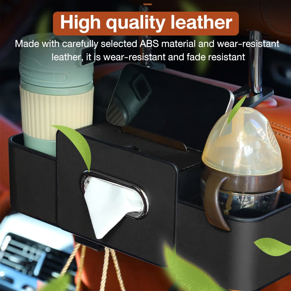 QIAWI™ 3-in-1 Car Backseat Organizer – Keep Your Ride Clean & Organized!