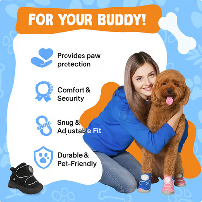🔥Final 1 Day: 60%OFF🔥 - Comfy Dog Shoes