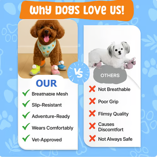 🔥Final 1 Day: 60%OFF🔥 - Comfy Dog Shoes