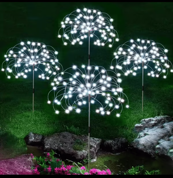 🔥LAST DAY 49% OFF🎁Waterproof Solar Garden Fireworks Lamp