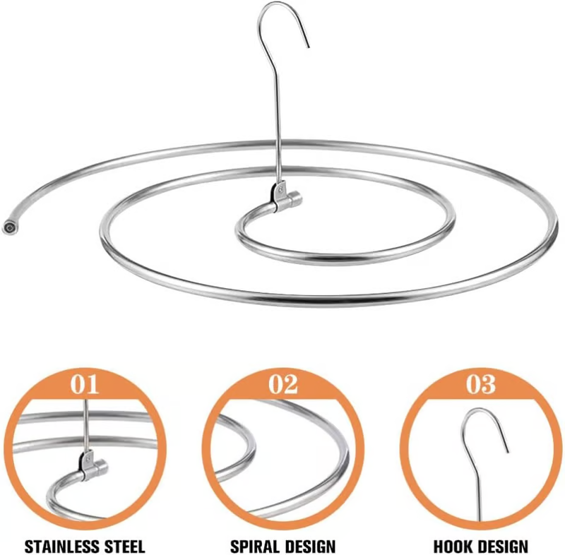 🎉Buy 1 Get 1 Free🎁 Spiral Multifunctional Clothes Hanger for Home & Outdoors – Dries Sheets, Duvets, Quilts, and Bedspreads Easily