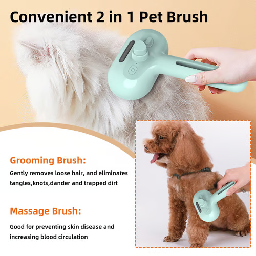🔥HOT SALE 50% OFF -  🐱Pet Spray Hair Removal Comb🐶