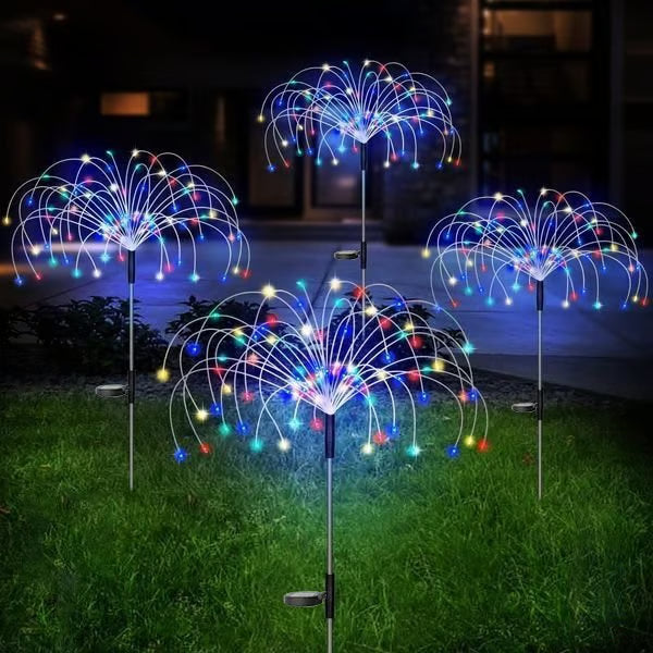🔥LAST DAY 49% OFF🎁Waterproof Solar Garden Fireworks Lamp