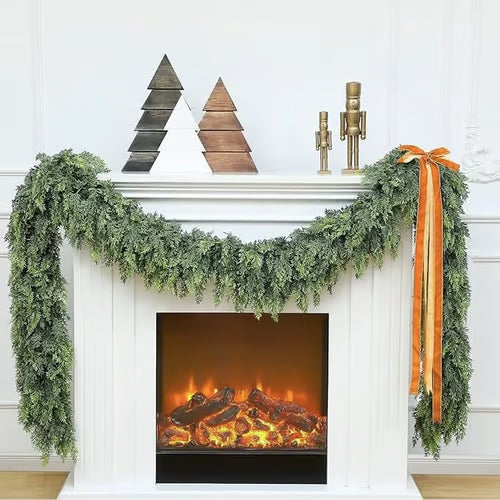 🔥🎄2025 New Release 57% OFF - 🎄2025 Christmas Artificial Cypress Leaf Vine Wreath🎅