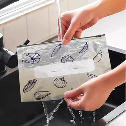 🌟Reusable Aluminum Foil Freshness Seal Bags – Your Kitchen’s New Best Friend! 🍴✨