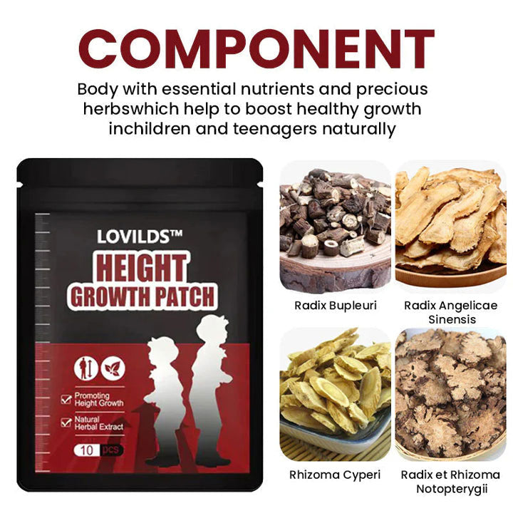 Elevate Your Height with LOVILDS™ Herbal Foot Patch🌿 - Unlock Growth Naturally