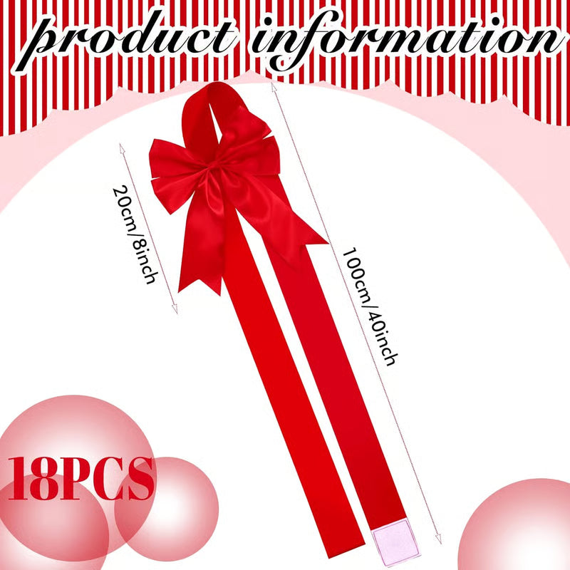 💕Hot sale 49% OFF💖🎄 Christmas Cabinet Ribbons Bows Decorations