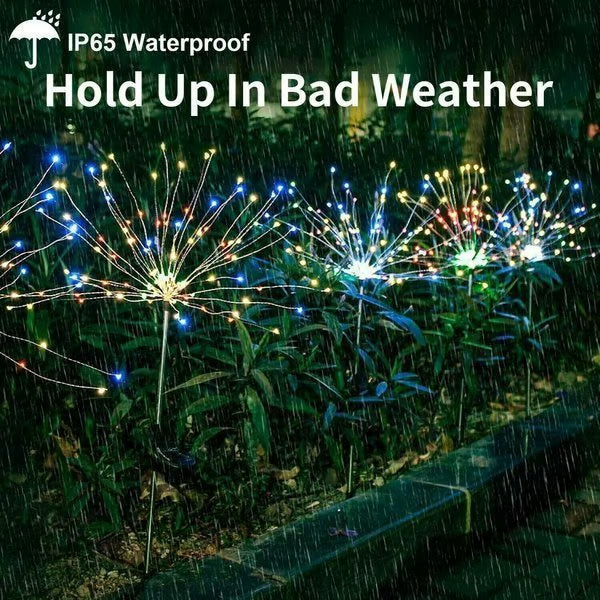 🔥LAST DAY 49% OFF🎁Waterproof Solar Garden Fireworks Lamp