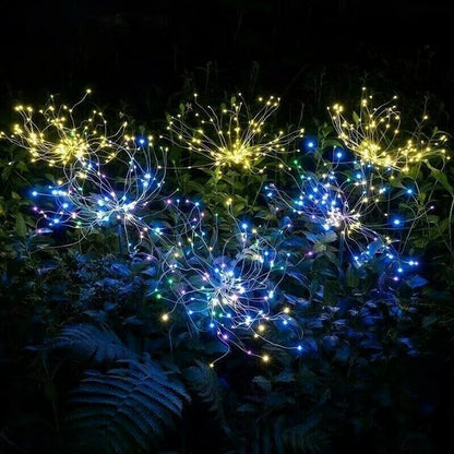 🔥LAST DAY 49% OFF🎁Waterproof Solar Garden Fireworks Lamp