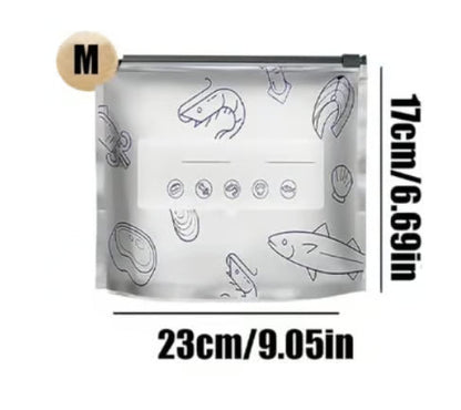 🌟Reusable Aluminum Foil Freshness Seal Bags – Your Kitchen’s New Best Friend! 🍴✨