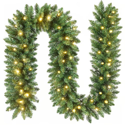 🔥🎄2025 New Release 57% OFF - 🎄2025 Christmas Artificial Cypress Leaf Vine Wreath🎅