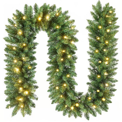 🔥🎄2025 New Release 57% OFF - 🎄2025 Christmas Artificial Cypress Leaf Vine Wreath🎅