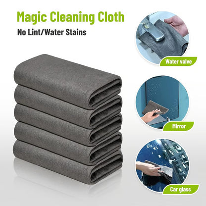 🔥Last Day 60% OFF-10 Counts Magic Cleaning Cloth, Reuseable Thickened Streak Free Magic Cleaning Wipes