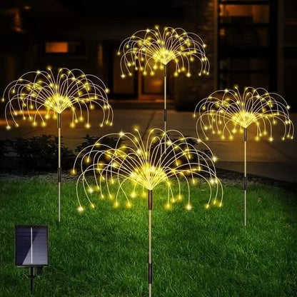 🔥LAST DAY 49% OFF🎁Waterproof Solar Garden Fireworks Lamp