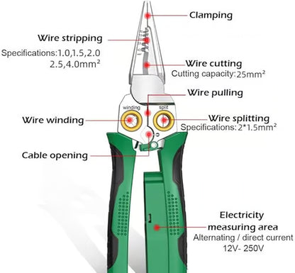 🔥HOT SALE 50% OFF - ✨8 in 1 Wire Stripper Twister for Cutting and Pulling Wires