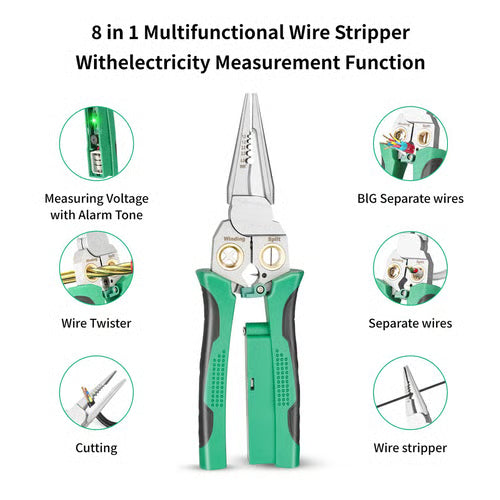 🔥HOT SALE 50% OFF - ✨8 in 1 Wire Stripper Twister for Cutting and Pulling Wires