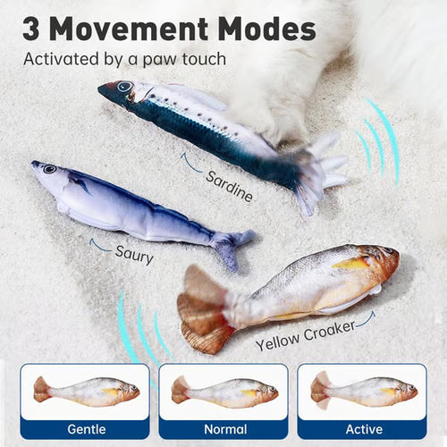 🔥HOT SALE 30% OFF -Realistic Flopping Fish Cat Toys