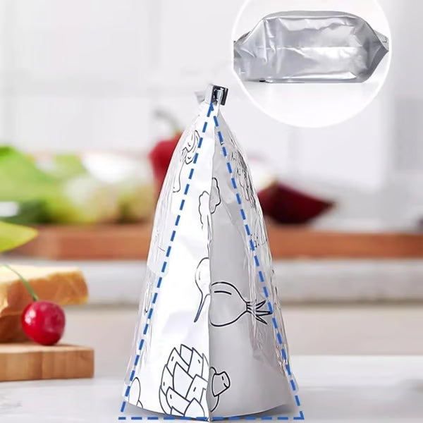 🌟Reusable Aluminum Foil Freshness Seal Bags – Your Kitchen’s New Best Friend! 🍴✨