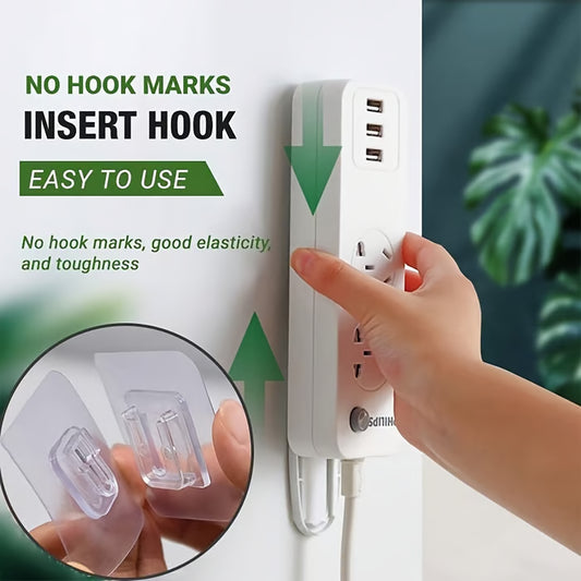 🔥HOT SALE 50% OFF - 🎁 Transparent Double-sided Adhesive Wall Hooks