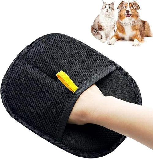 QIAWI  Static Pet Hair Removal Gloves Brush