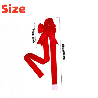 💕Hot sale 49% OFF💖🎄 Christmas Cabinet Ribbons Bows Decorations