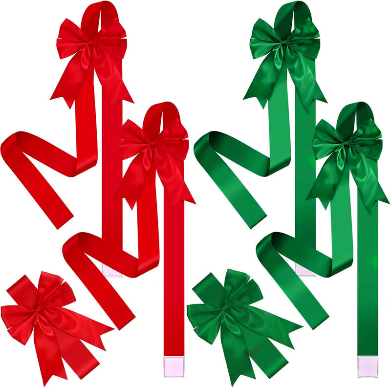 💕Hot sale 49% OFF💖🎄 Christmas Cabinet Ribbons Bows Decorations