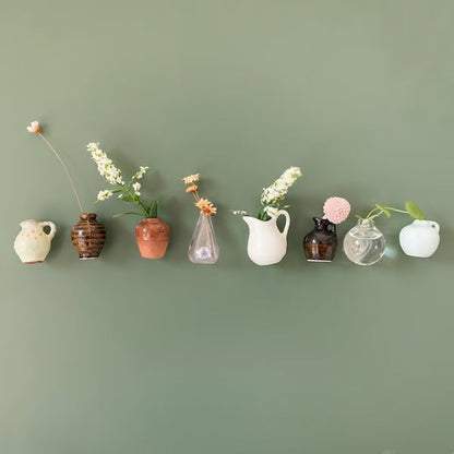 🌸Cute Plant Ceramic Vase Fridge Magnets