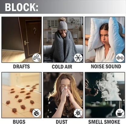 🔥HOT SALE 57% OFF - ✨Door Bottom Sealing Strip, 1 Count Door Draft Stopper, Under Door Draft Noise Blocker, Home Essentials