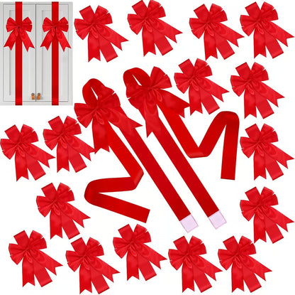 💕Hot sale 49% OFF💖🎄 Christmas Cabinet Ribbons Bows Decorations