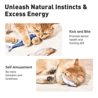 🔥HOT SALE 30% OFF -Realistic Flopping Fish Cat Toys