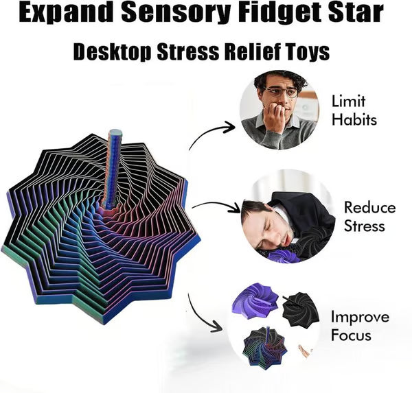 🔥Final 1 Day: 40%OFF🔥 -🔥3D Printed Expanded Sensory Fidget Star