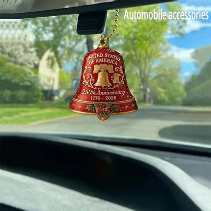🔥QIAWI United States 250th Anniversary Bell Ornament