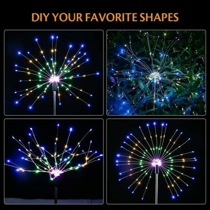 🔥LAST DAY 49% OFF🎁Waterproof Solar Garden Fireworks Lamp