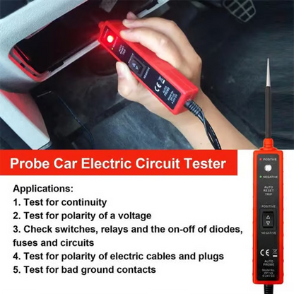 🎁Car Electric Circuit Tester, 6-24V DC Automotive Multifunctional Drive Test Pen, Car Short Circuit/Open Circuit/Leakage Detection Tool