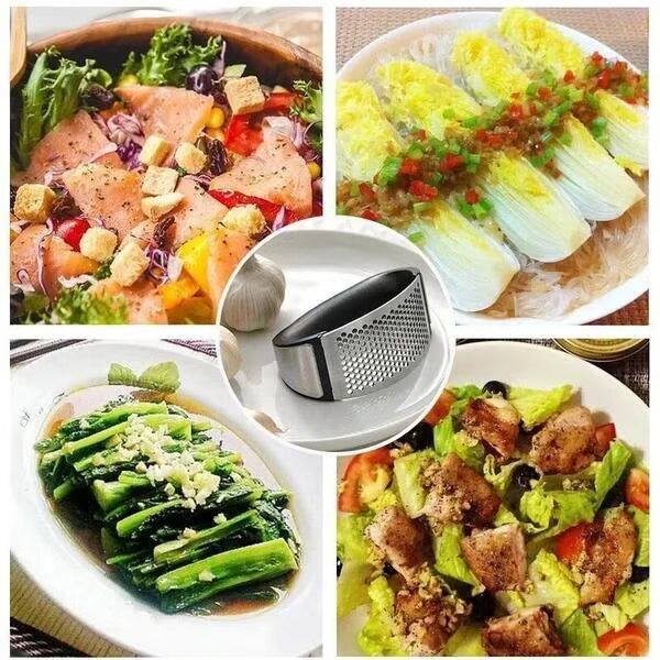 🔥HOT SALE 50% OFF - 🔥430 Stainless Steel Ring Garlic Press