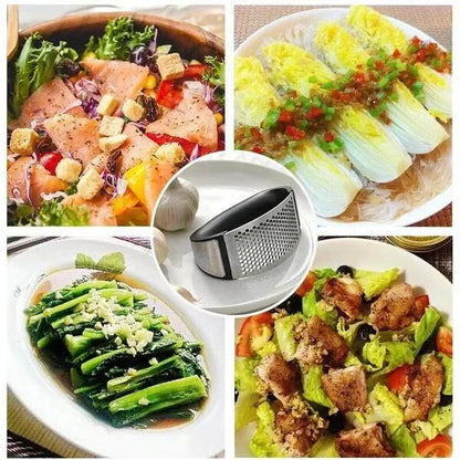 🔥HOT SALE 50% OFF - 🔥430 Stainless Steel Ring Garlic Press