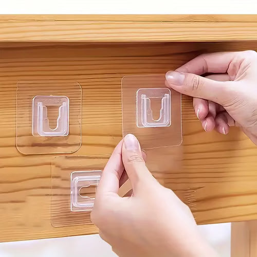 🔥HOT SALE 50% OFF - 🎁 Transparent Double-sided Adhesive Wall Hooks