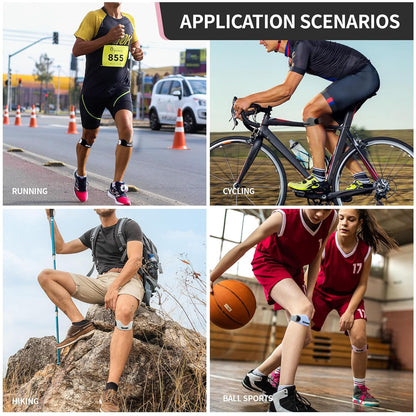 QIAWI™Patellar Support Strap For Knee Pain and Tendonitis (2 Straps Included)